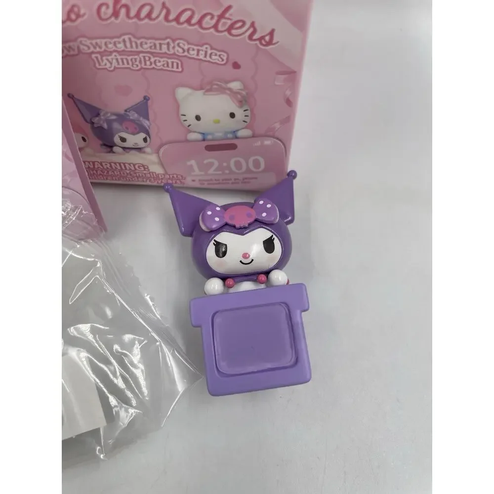 Sanrio Characters Bow Sweetheart Series Lying Bean Confirmed - Kuromi